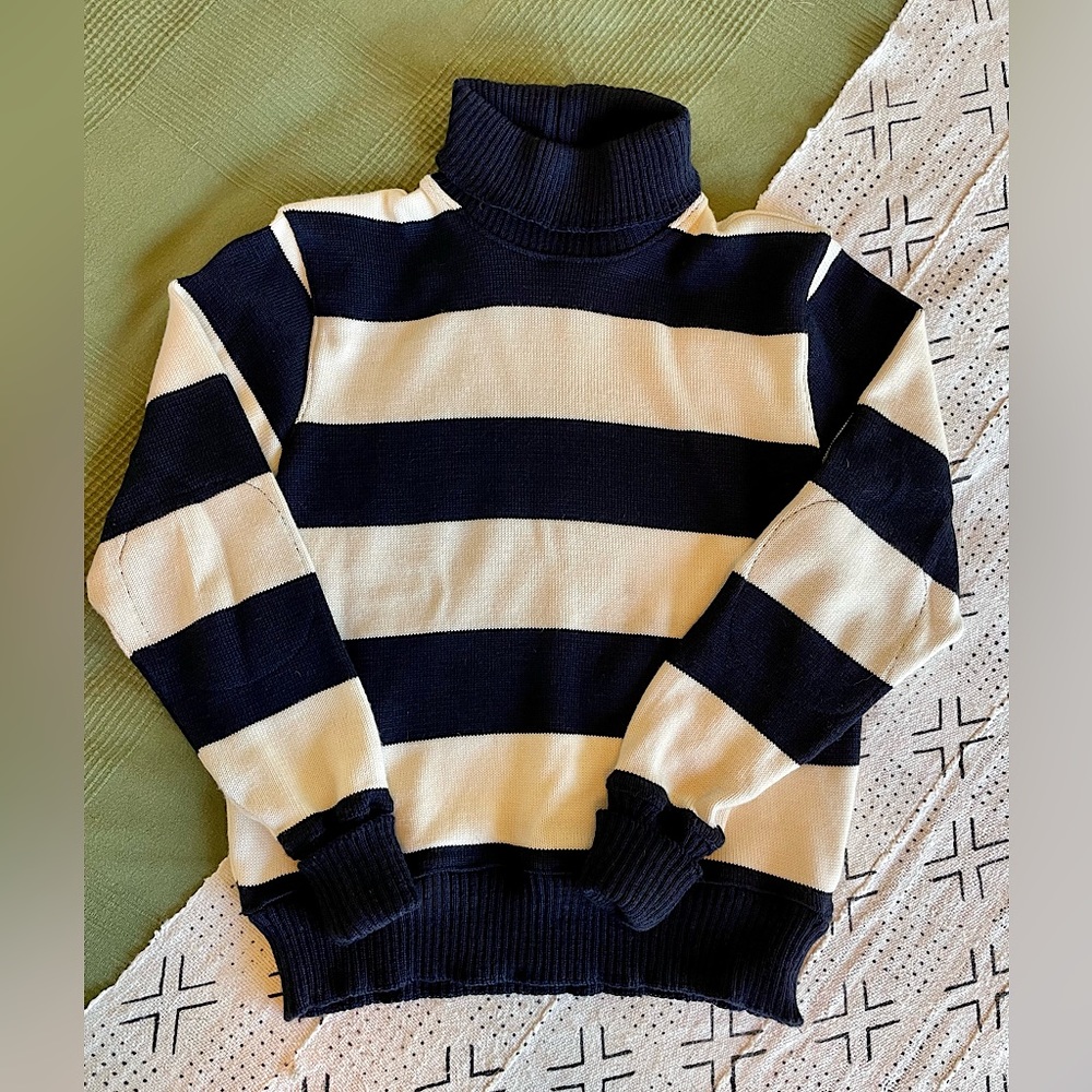 One-of-a-kind Dead Stock Wool Dehen Moto Sweater